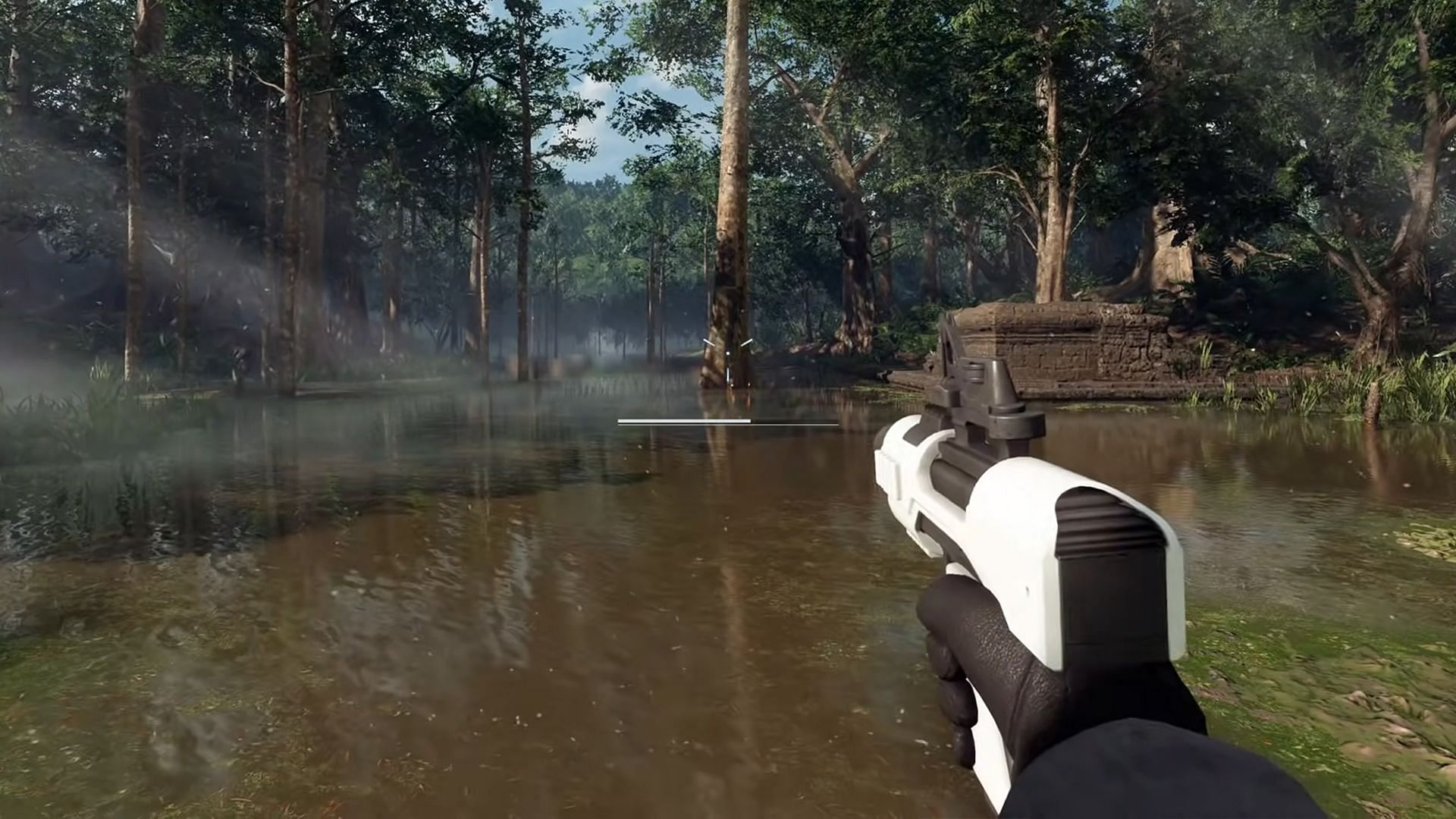 The SE-44C in Battlefront 2 (Image via YouTube/@Weapons_From_Games || EA)